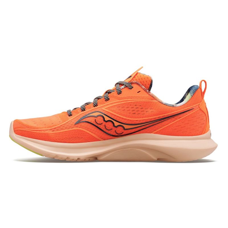 tenis-saucony-kinvara-13-feminino-laranja-lateral-esquerda