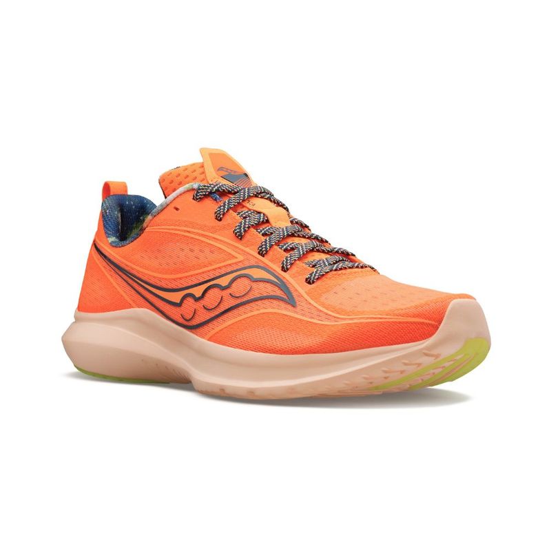 tenis-saucony-kinvara-13-feminino-laranja-frente