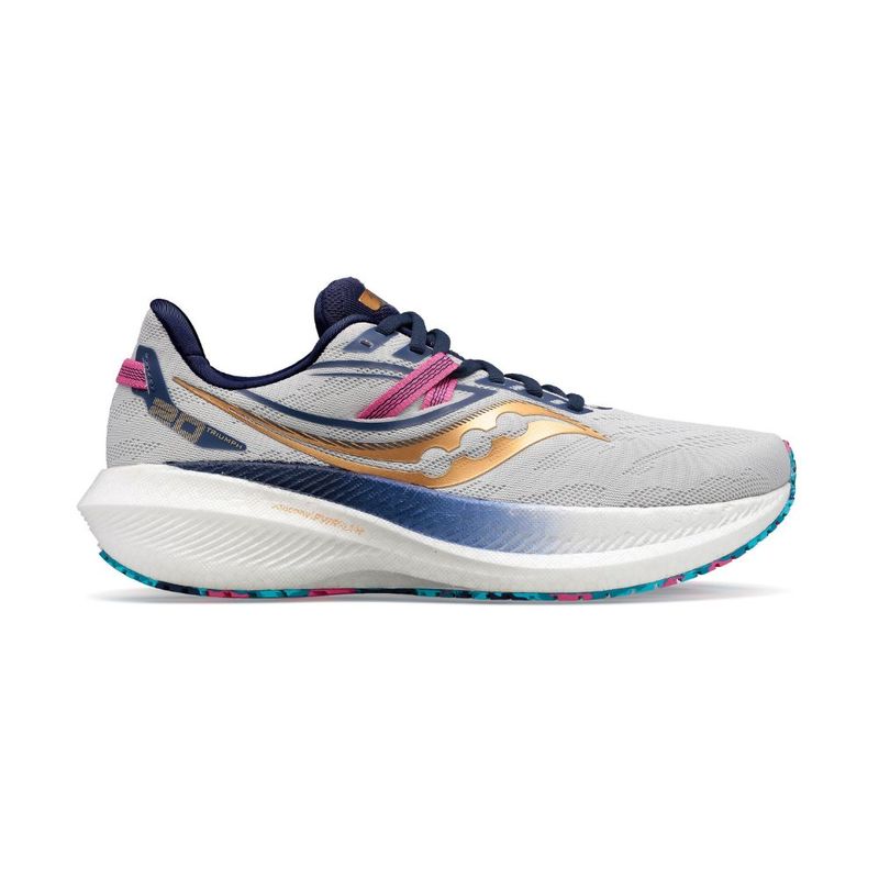 tenis-saucony-triumph-20-cinza-lateral-direita