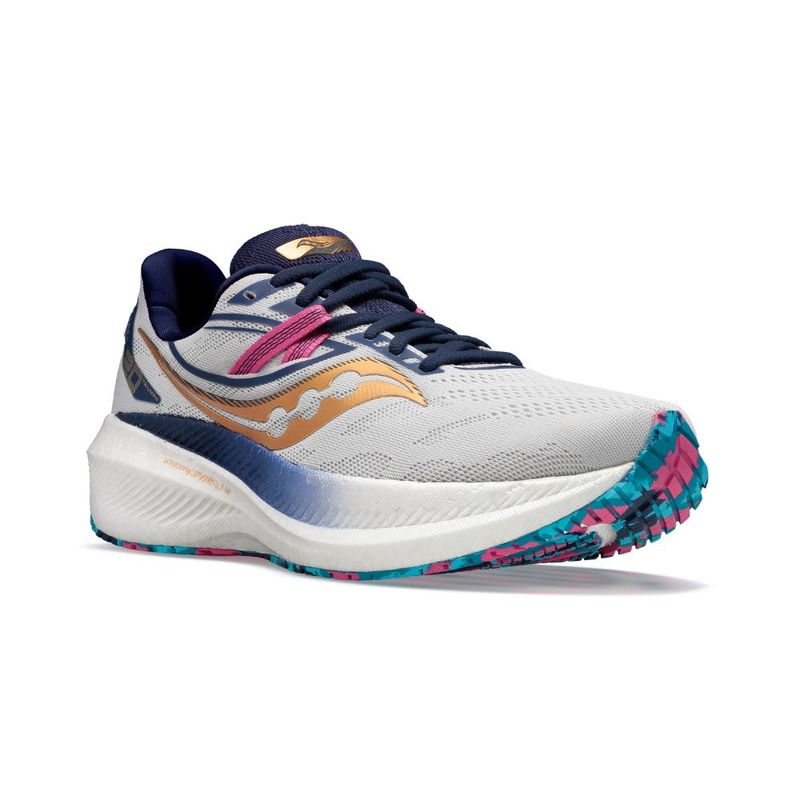 tenis-saucony-triumph-20-cinza-frente