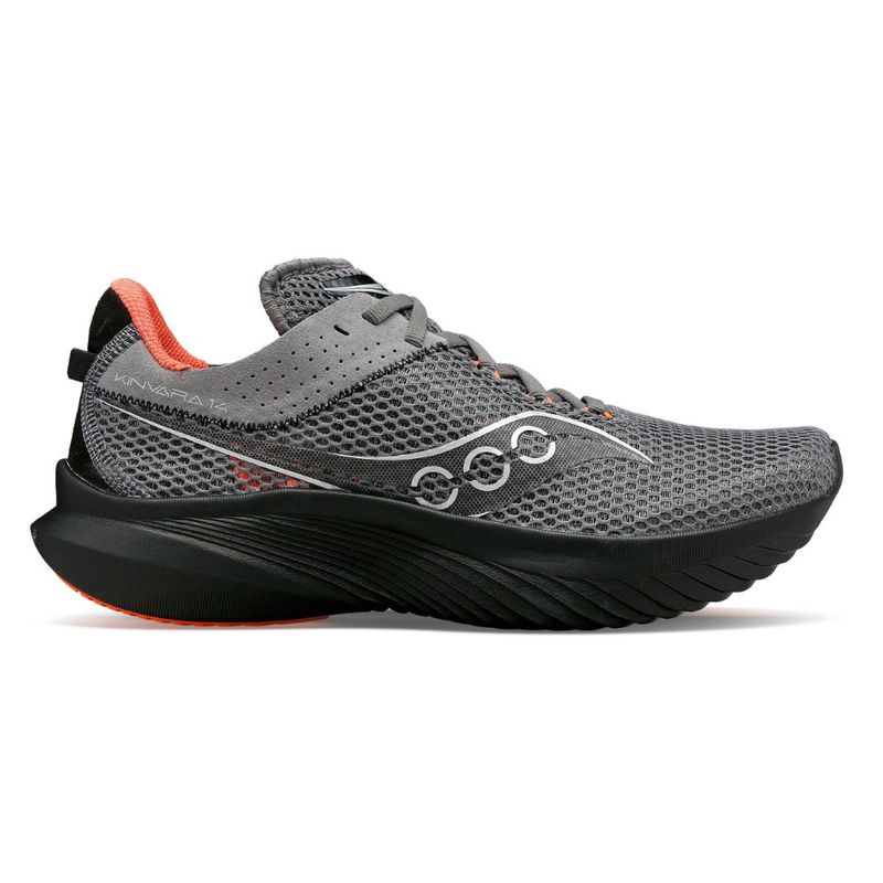 tenis-saucony-kinvara-14-cinza-e-preto-S10823-115-lateral-externa