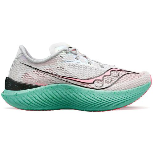 Tênis Saucony Endorphin Pro 3  Feminino Branco / Verde Claro