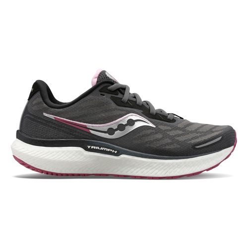 Tênis Saucony Triumph 19 Feminino Grafite/Roxo